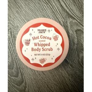 Trader Joe's Hot Cocoa Scented Whipped Body Scrub 8 oz. Exfoliating Paste